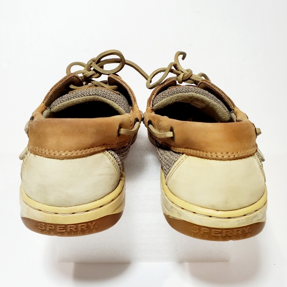 Sperry Top Sider Brown Tan Leather Boat Shoe Men's Size 8.5M 9276619 K-5 CH-196 - Picture 7 of 11